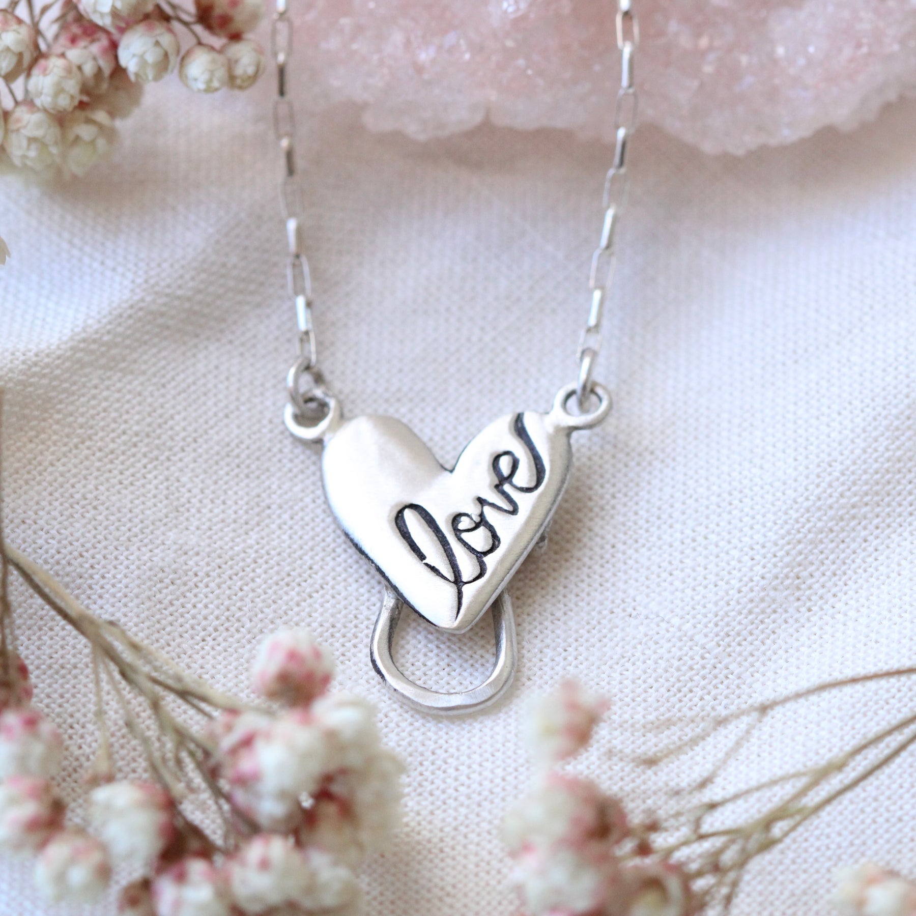 Love Charm Collector Necklace Sterling Silver