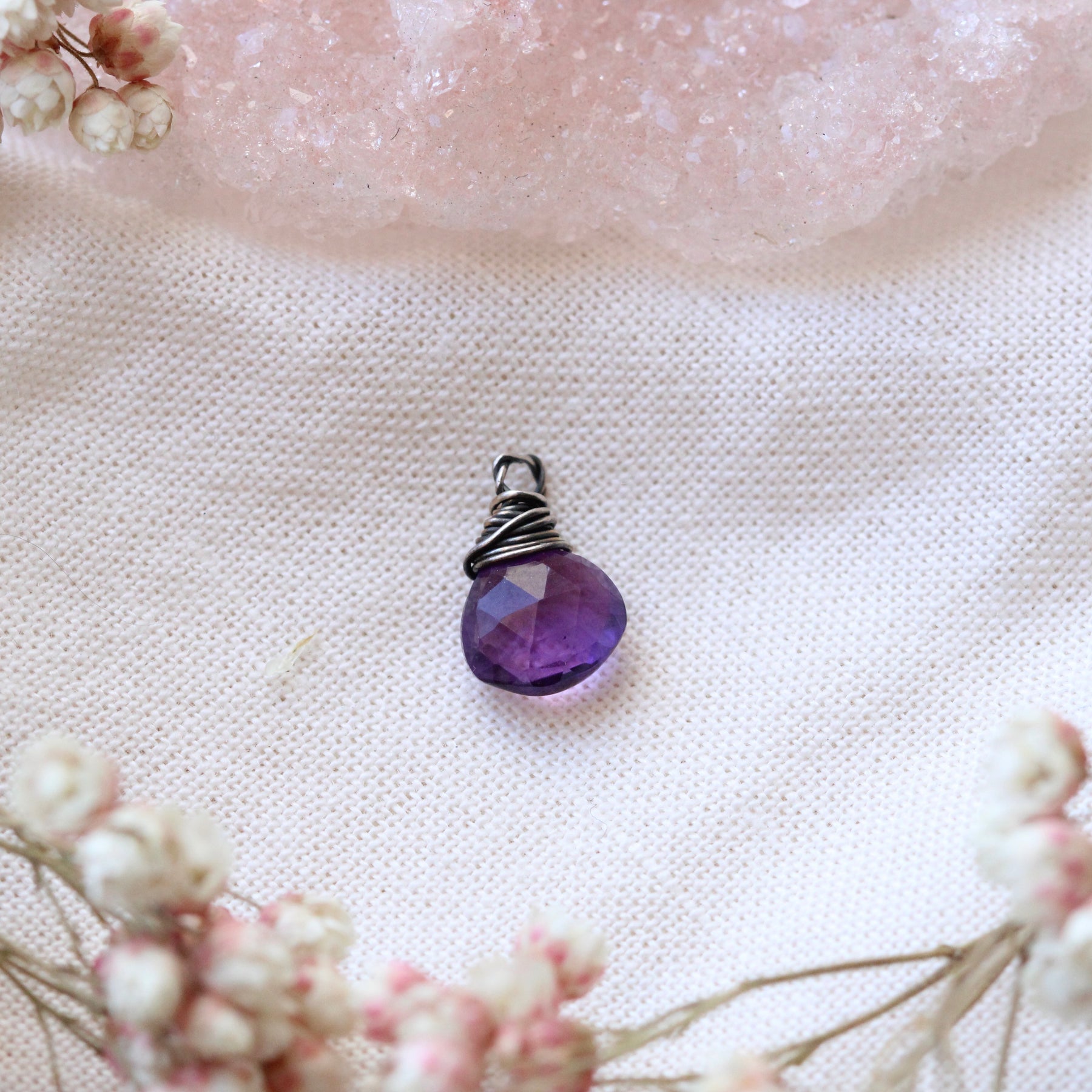 Gemstone Birthstone Drop for Charm Collector pendants