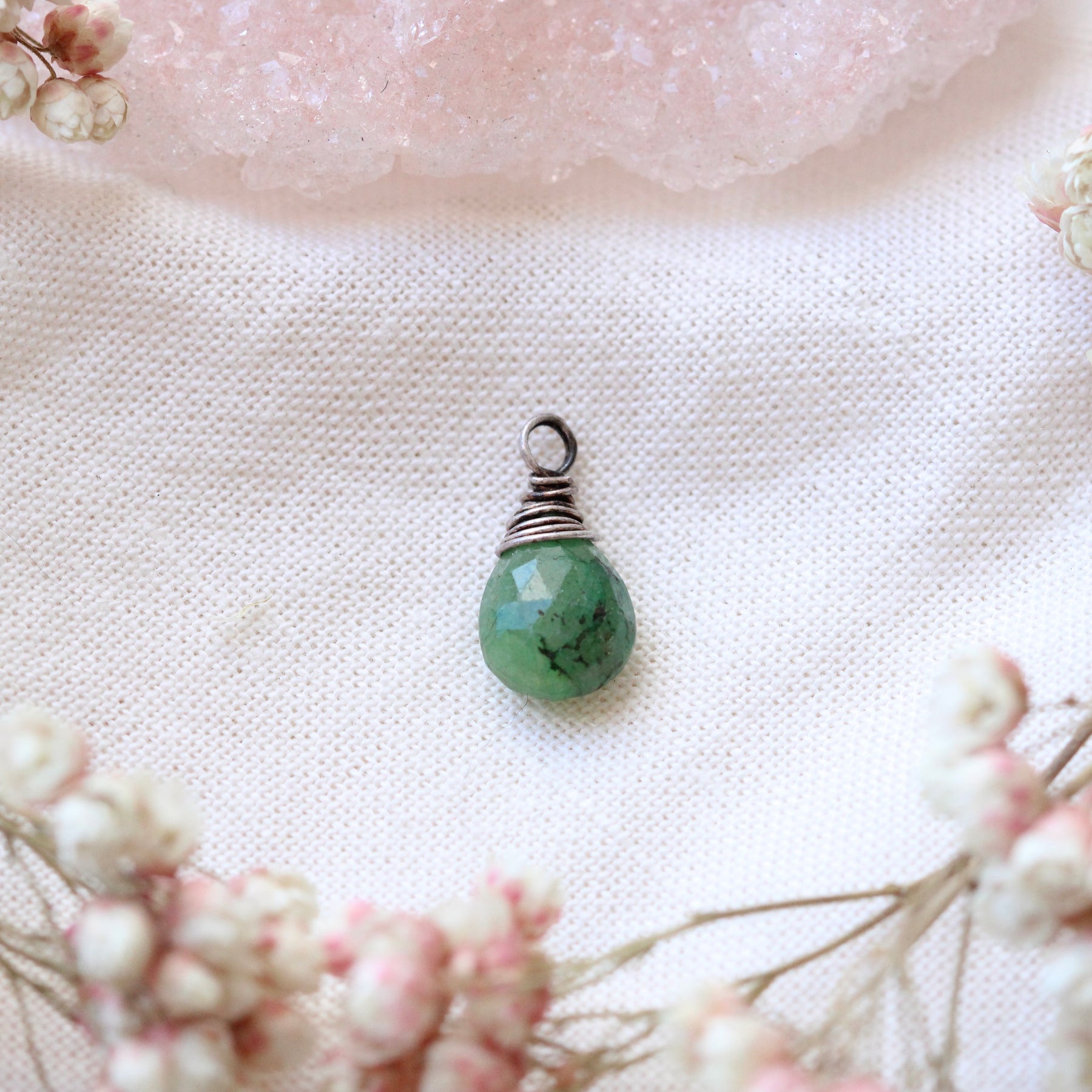 Gemstone Birthstone Drop for Charm Collector pendants